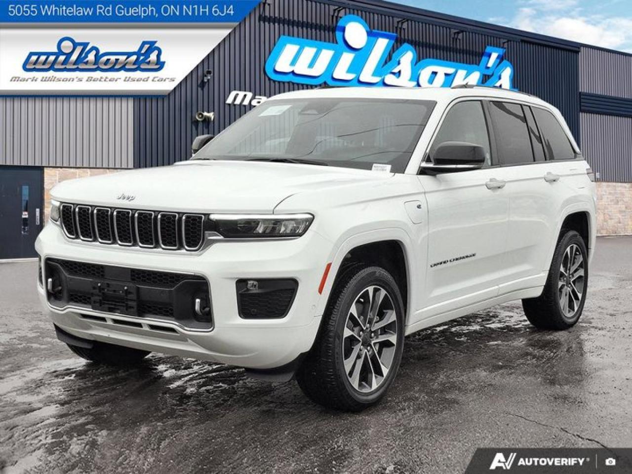 2022 Jeep Grand Cherokee 4xe Overland 4x4 | PHEV | Leather | Nav | 19 Speaker Audio | Heated Wheel | Cooled Seats and More ! Photo
