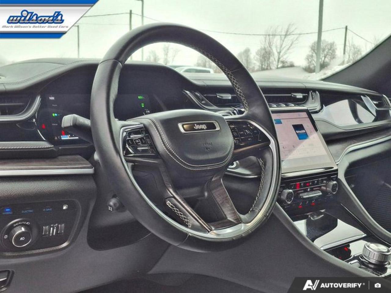 2022 Jeep Grand Cherokee 4xe Overland 4x4 | PHEV | Leather | Nav | 19 Speaker Audio | Heated Wheel | Cooled Seats and More ! Photo