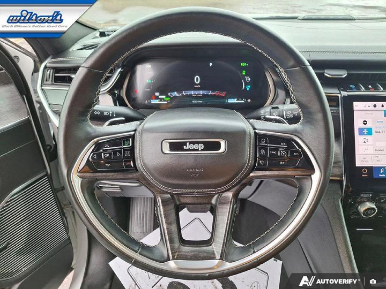 2022 Jeep Grand Cherokee 4xe Overland 4x4 | PHEV | Leather | Nav | 19 Speaker Audio | Heated Wheel | Cooled Seats and More ! Photo