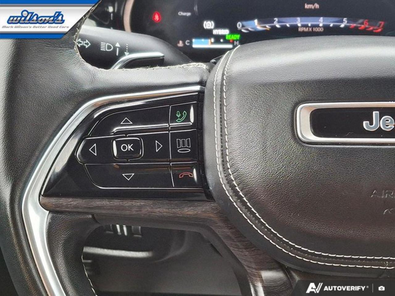 2022 Jeep Grand Cherokee 4xe Overland 4x4 | PHEV | Leather | Nav | 19 Speaker Audio | Heated Wheel | Cooled Seats and More ! Photo