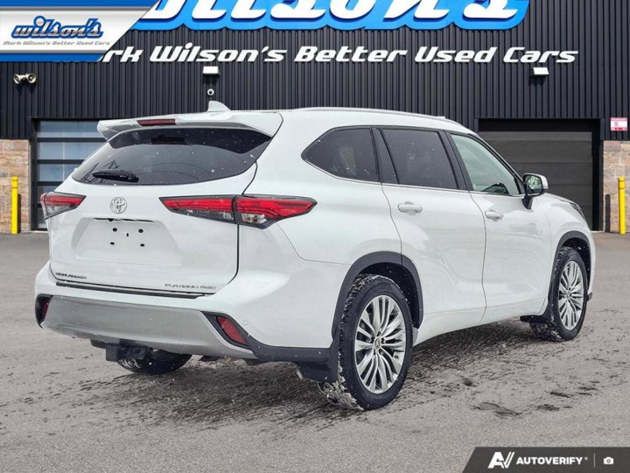 2022 Toyota Highlander Platinum | HUD | 360 Camera | Leather | Nav | Sunroof | JBL | Cooled + Heated Seats | and Much More! Photo