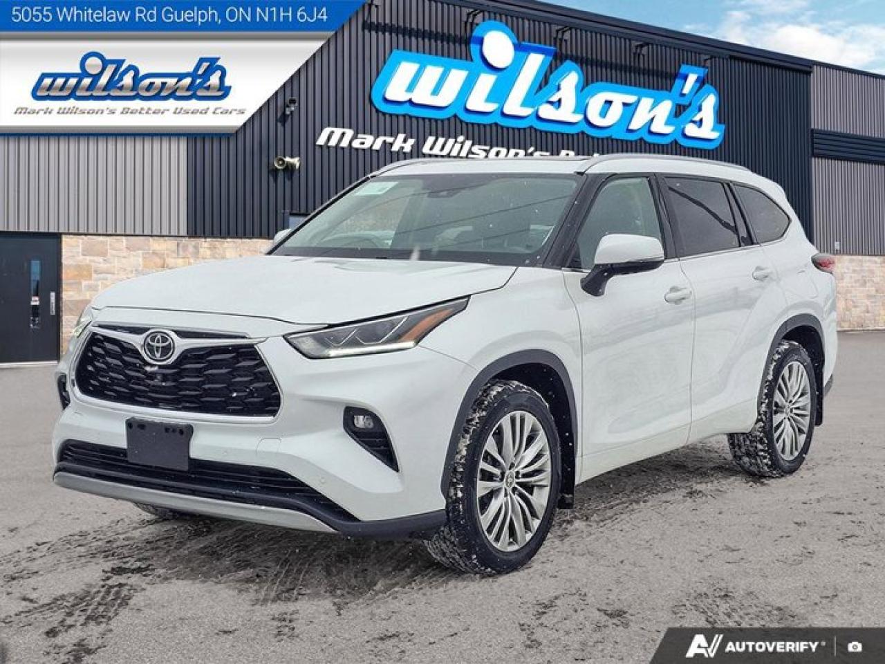 2022 Toyota Highlander Platinum | HUD | 360 Camera | Leather | Nav | Sunroof | JBL | Cooled + Heated Seats | and Much More! Photo0