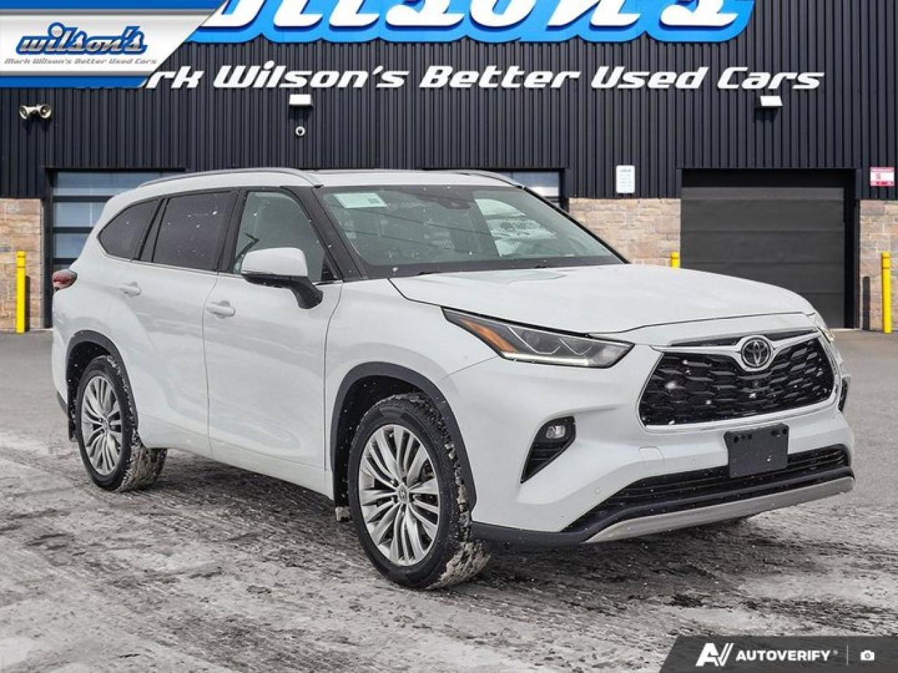 2022 Toyota Highlander Platinum | HUD | 360 Camera | Leather | Nav | Sunroof | JBL | Cooled + Heated Seats | and Much More! Photo