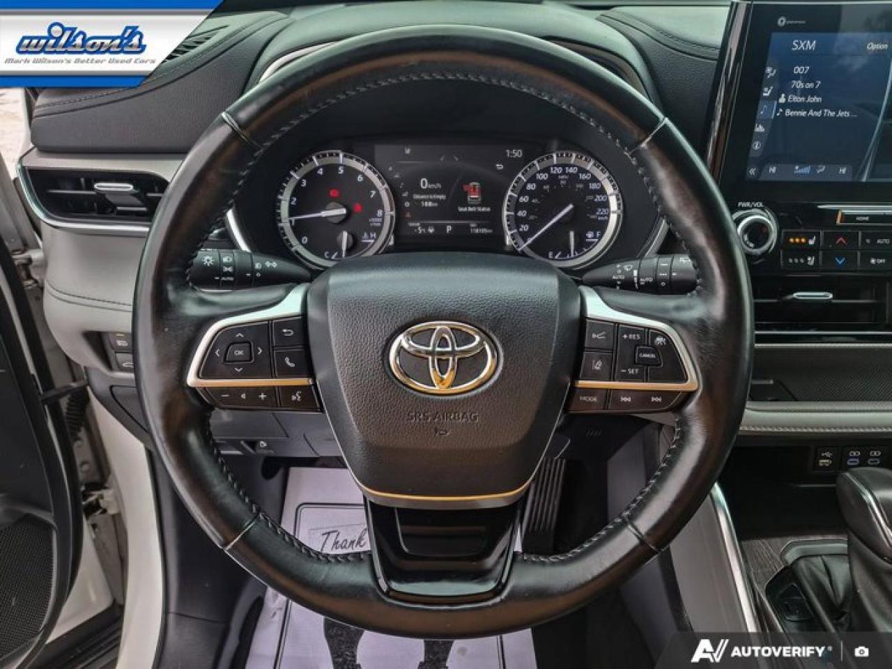2022 Toyota Highlander Platinum | HUD | 360 Camera | Leather | Nav | Sunroof | JBL | Cooled + Heated Seats | and Much More! Photo