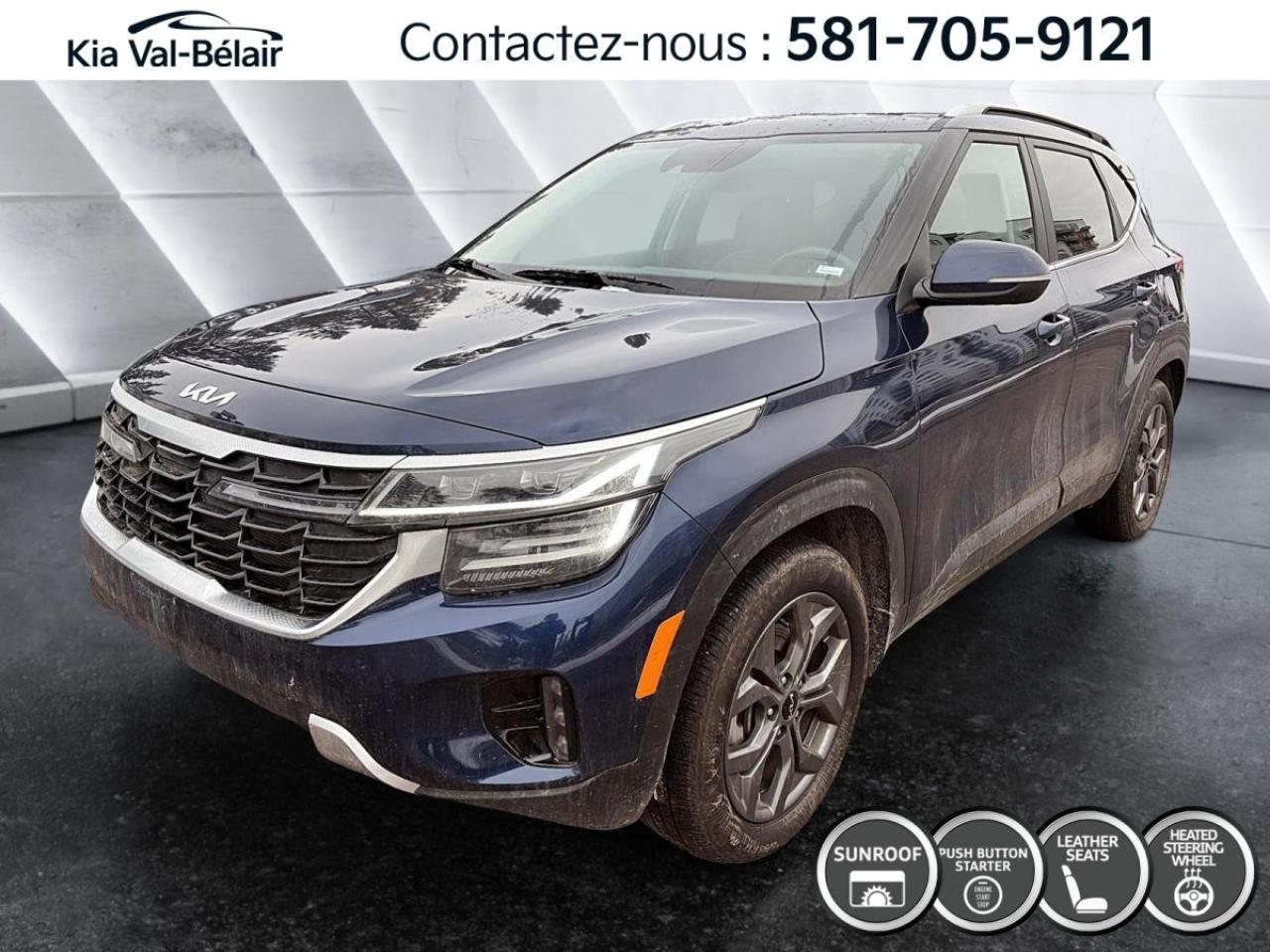 Used 2025 Kia Seltos EX *AWD *TOIT *CUIR *CAMERA *CARPLAY *SIEGES/VOLANT CHAUFF for sale in Québec, QC