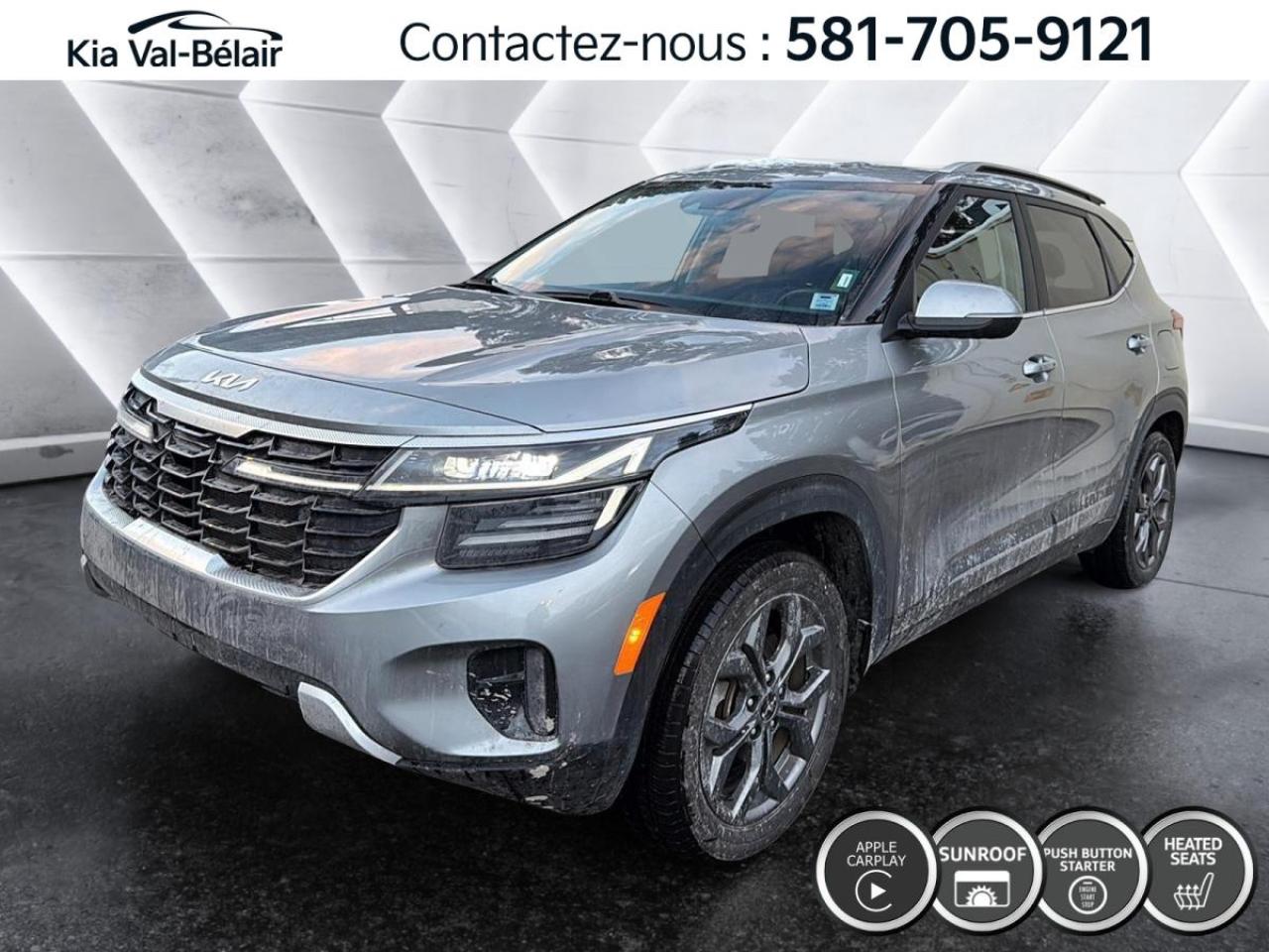Used 2025 Kia Seltos EX *AWD *TOIT *CUIR *CAMERA *CARPLAY *SIEGES/VOLANT CHAUFF for sale in Québec, QC
