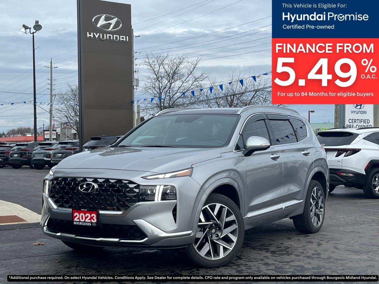 Used 2023 Hyundai Santa Fe ULTIMATE CALLIGRAPHY AWD for sale in Midland, ON