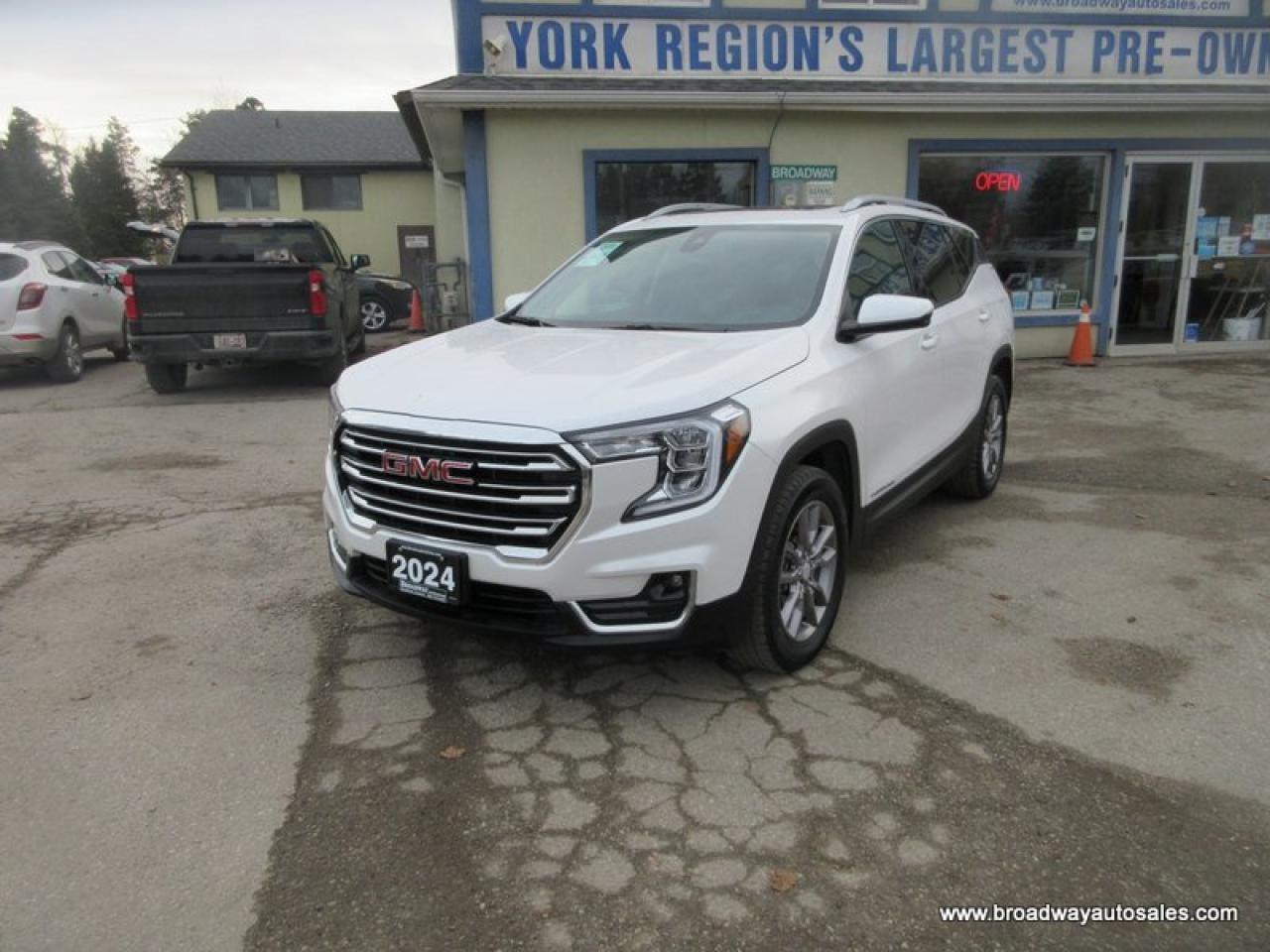 2024 GMC Terrain ALL-WHEEL DRIVE SLT-PACKAGE 5 PASSENGER 1.5L - TURBO.. NAVIGATION.. PANORAMIC SUNROOF.. LEATHER.. HEATED SEATS & WHEEL.. BACK-UP CAMERA.. Photo