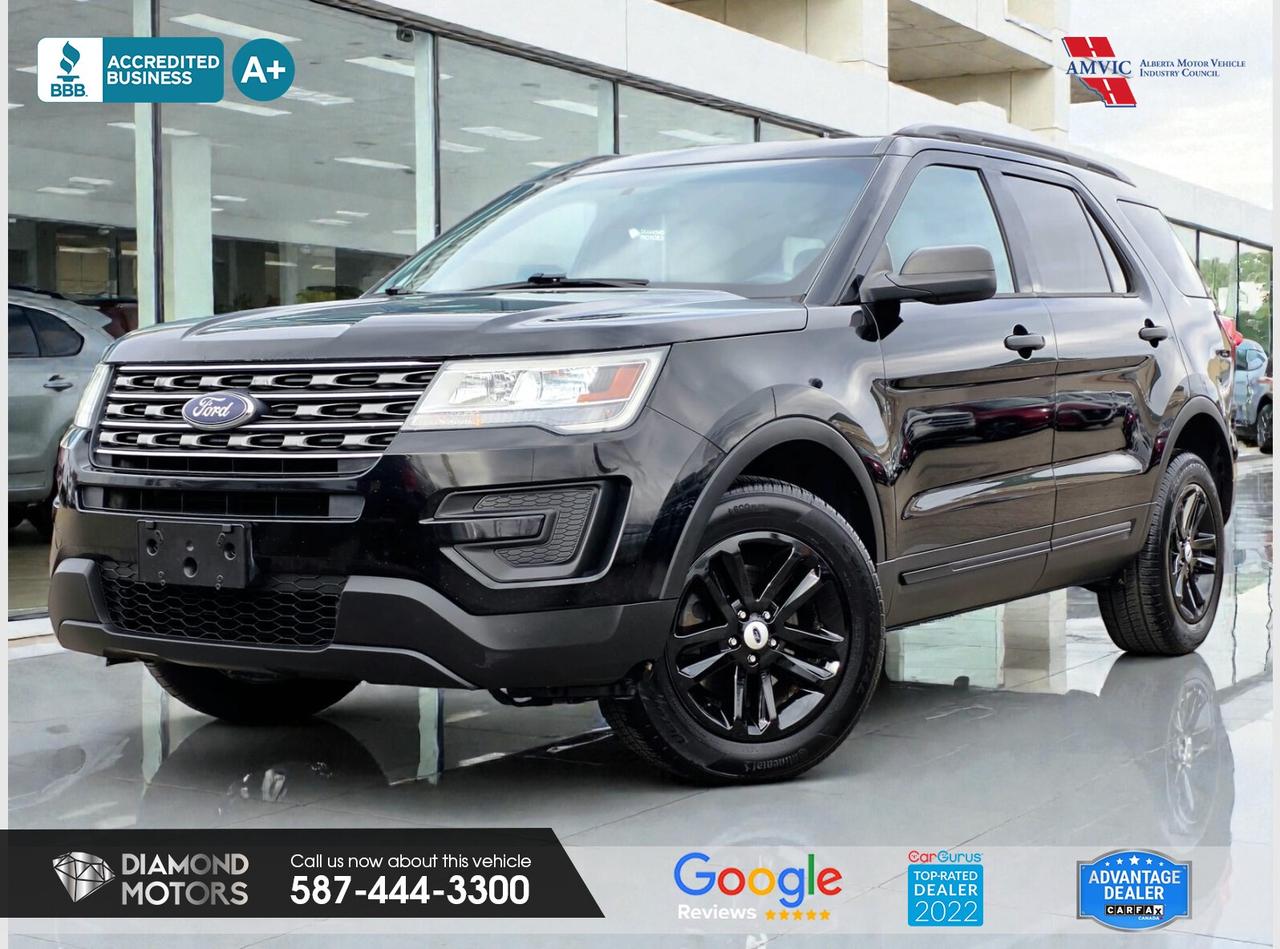 CLEARANCE PRICED  PRICED TO MOVE <br/> LIMITED TIME at Diamond Motors <br/> Drive away with a FREE 1-Year Warranty + low payments included at Listed Price. T&Cs Apply. <br/> 2.3L 4-CYLINDER, ALL WHEEL DRIVE, BACKUP CAMERA, HEATED SEATS, THIRD ROW, CRUISE CONTROL, AND MUCH MORE! <br/> <br/> <br/> Just Arrived 2017 Ford Explorer AWD Black has 150,654 KM on it. 2.3L 4 Cylinder Engine engine, All Wheel Drive, Automatic transmission, 7 Seater passengers, on special price for $16,400.00. <br/> <br/> <br/> Book your appointment today for Test Drive. We offer contactless Test drives & Virtual Walkarounds. Stock Number: 25286 <br/> <br/> <br/> Disclosure: This vehicle was previously registered in BC. Vehicle has passed all required inspections in Alberta. <br/> The vehicle was in need of repairs as a result of an incident or collision that cost more than $3,000 including parts and labour. <br/> At Diamond Motors, we are dedicated to providing you with an outstanding car-buying experience, offering quality pre-owned vehicles at prices that fit your budget. Our transparent and honest approach means you can expect straightforward guidance without any high-pressure sales tactics. We believe in building lasting relationships with our customers by offering personalized service tailored to your needs. From the moment you step onto our lot, our team is here to support you every step of the way, ensuring you leave confident in your decision. Trust, integrity, and customer satisfaction are the foundation of everything we do. <br/> <br/> <br/> Why choose us? <br/> <br/> Certified Pre-Owned Vehicles <br/> Family Owned & Operated <br/> Finance Available <br/> Extended Warranty <br/> Vehicles Priced to Sell <br/> No Pressure Environment <br/> Inspection & Carfax Report <br/> Professionally Detailed Vehicles <br/> Full Disclosure Guaranteed <br/> AMVIC Licensed <br/> BBB Accredited Business <br/> CarGurus Top-rated Dealer 2022 & 2024 <br/> <br/> <br/> Phone to schedule an appointment @ 587-444-3300 or simply browse our inventory online www.diamondmotors.ca or come and see us at our location at <br/> 3403 93 street NW, Edmonton, T6E 6A4 <br/> <br/> <br/> To view the rest of our inventory: <br/> www.diamondmotors.ca/inventory <br/> <br/> <br/> This dealership provides all required disclosures in accordance with AMVIC regulations. A completed Mechanical Fitness Assessment and its associated inspection work order will be supplied with every vehicle. A Carfax (or equivalent) vehicle history report will also be provided, including available information on previous damage, accident history, stolen or salvage status, and jurisdictional records. <br/> Customers are encouraged to review all vehicle features, options, and equipment for accuracy prior to purchase. <br/>