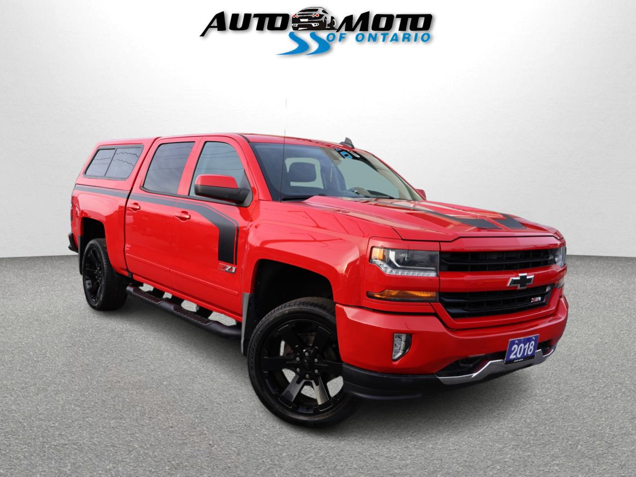 Used 2018 Chevrolet Silverado 1500 V8 LT-Z71 CREW 4WD CERTIFIED CAMERA BLUETOOTH HEATED SEATS CRUISE ALLOYS RUNNING BOARDS for sale in Burlington, ON