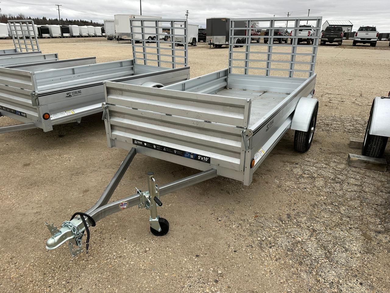 2025 Stirling 5X10 5' x 10' Stirling Galvanized Utility Trailer Photo1