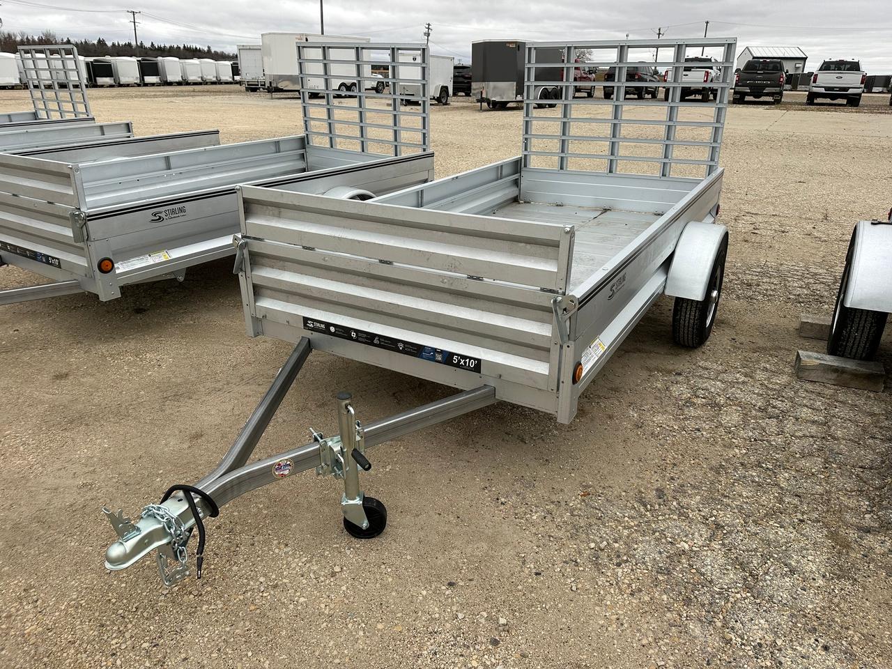2025 Stirling 5X10 5' x 10' Stirling Galvanized Utility Trailer Photo1