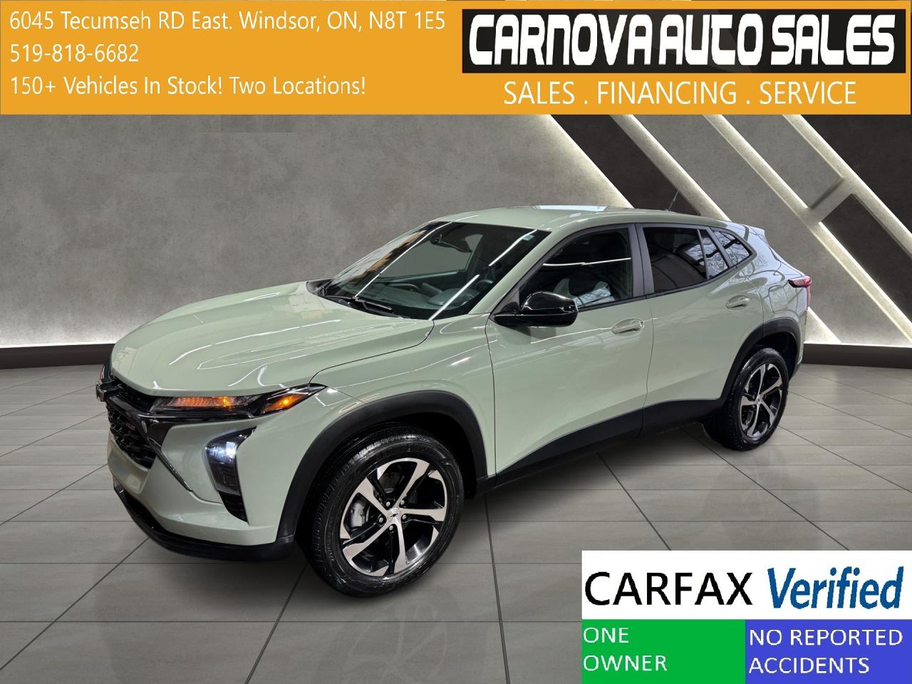 Used 2024 Chevrolet Trax 1RS+ApplePlay+ONE OWNER+CLEAN CARFAX for sale in Windsor, ON