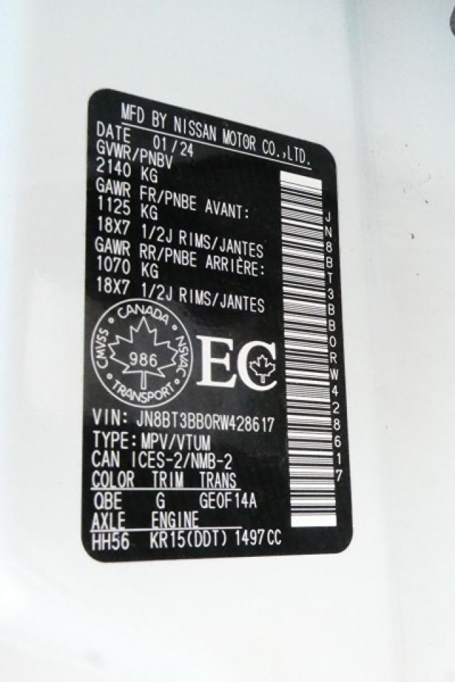 2024 Nissan Rogue SV AWD w/Moonroof, Htd cloth, BUC - Photo #22