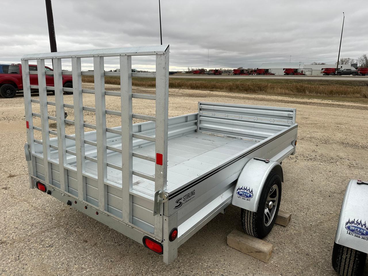2025 Stirling 6x10 6' x 10' Stirling Galvanized Utility Trailer Photo4