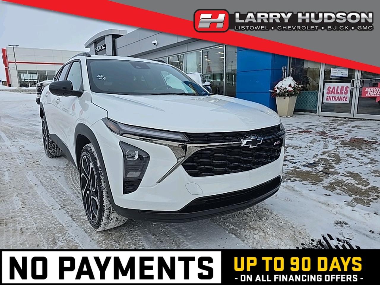 HUDSONS HAS IT!
See it - Drive it - Own it - LOVE it.

At Larry Hudson Chevrolet Buick GMC we make car buying a breeze! New car pricing with $0 down approvals are among your options (*on approved credit). There are a variety of finance and lease options available. Also expect top dollar for your trade-in!

Selling price/payment shown includes cash incentive(s). Does not include HST & Licensing. Bi-Weekly payments reflect current Chevrolet Buick and GMC incentives. We have professional Product Specialist to guide you through your vehicle purchase. Contact us for more info! 1-800-350-3325