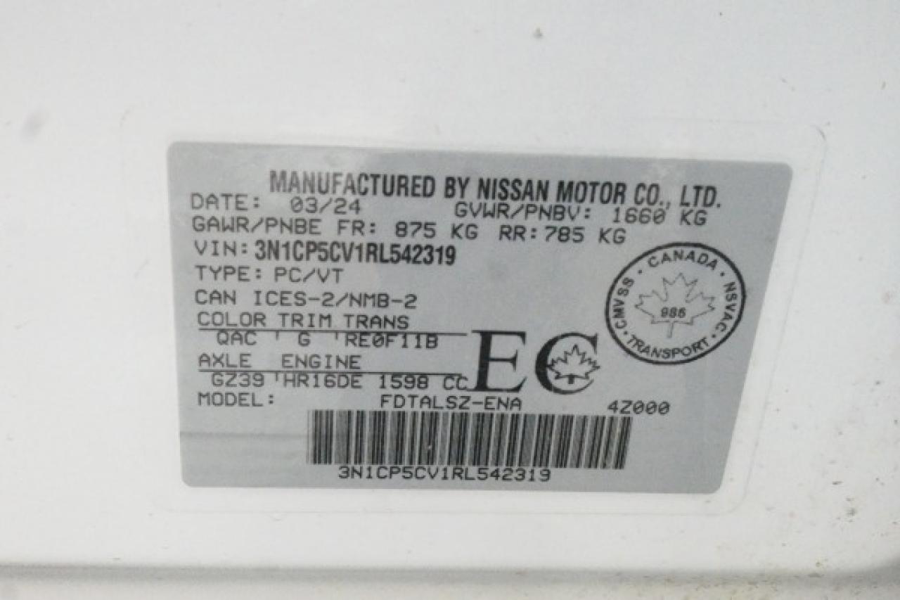 2024 Nissan Kicks SV FWD w/Htd cloth, BUC - Photo #19