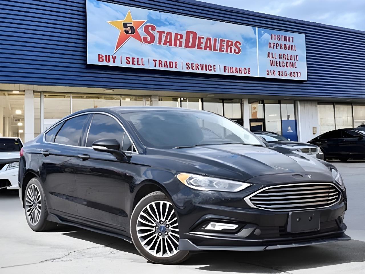 2017 Ford Fusion AWD NAV LEATHER ROOF LOADED WE FINANCE ALL CREDIT Photo0