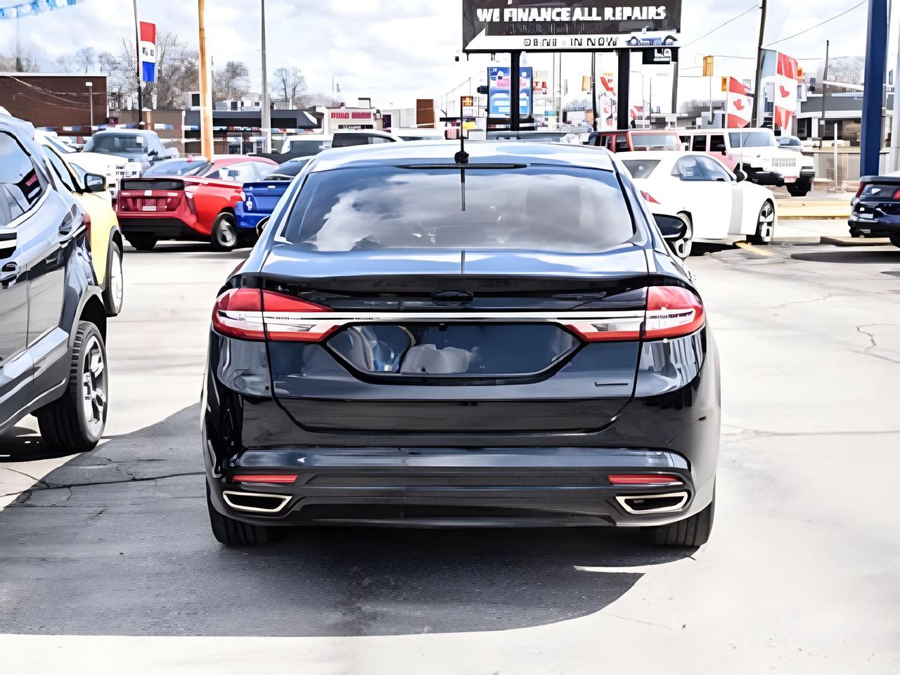 2017 Ford Fusion AWD NAV LEATHER ROOF LOADED WE FINANCE ALL CREDIT Photo