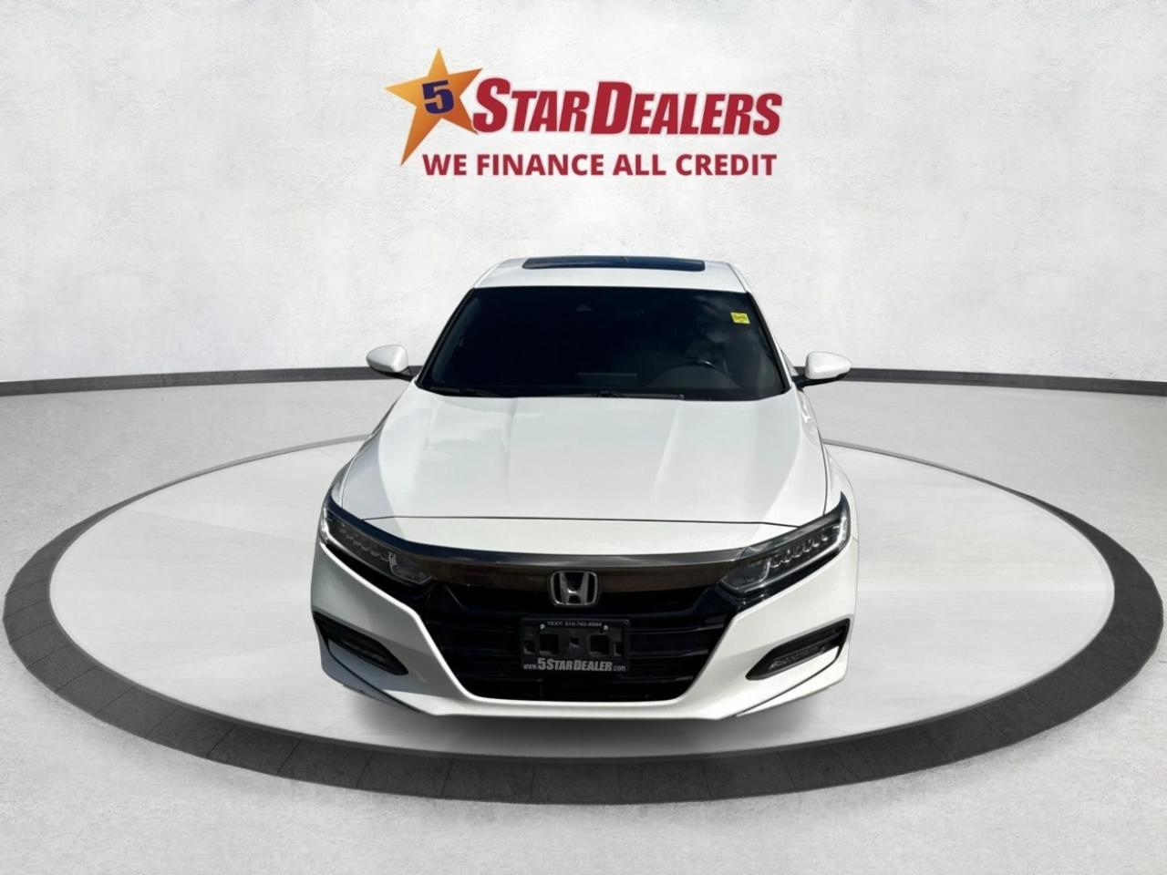 2018 Honda Accord Sedan LEATHER SUNROOF HEATED SEATS WE FINANCE ALL CREDIT Photo