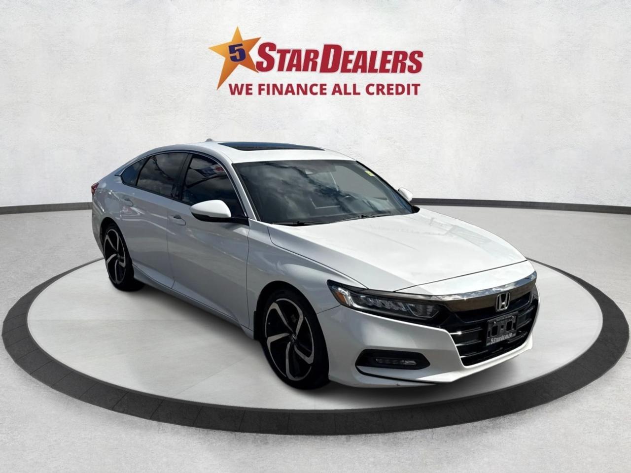 2018 Honda Accord Sedan CERTIFIED LEATHER SUNROOF WE FINANCE ALL CREDIT Photo