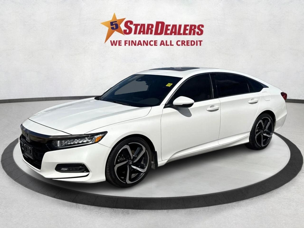 2018 Honda Accord Sedan CERTIFIED LEATHER SUNROOF WE FINANCE ALL CREDIT Photo2