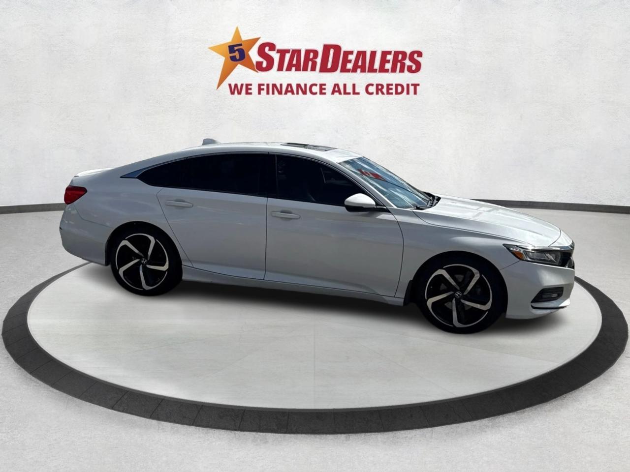 2018 Honda Accord Sedan CERTIFIED LEATHER SUNROOF WE FINANCE ALL CREDIT Photo
