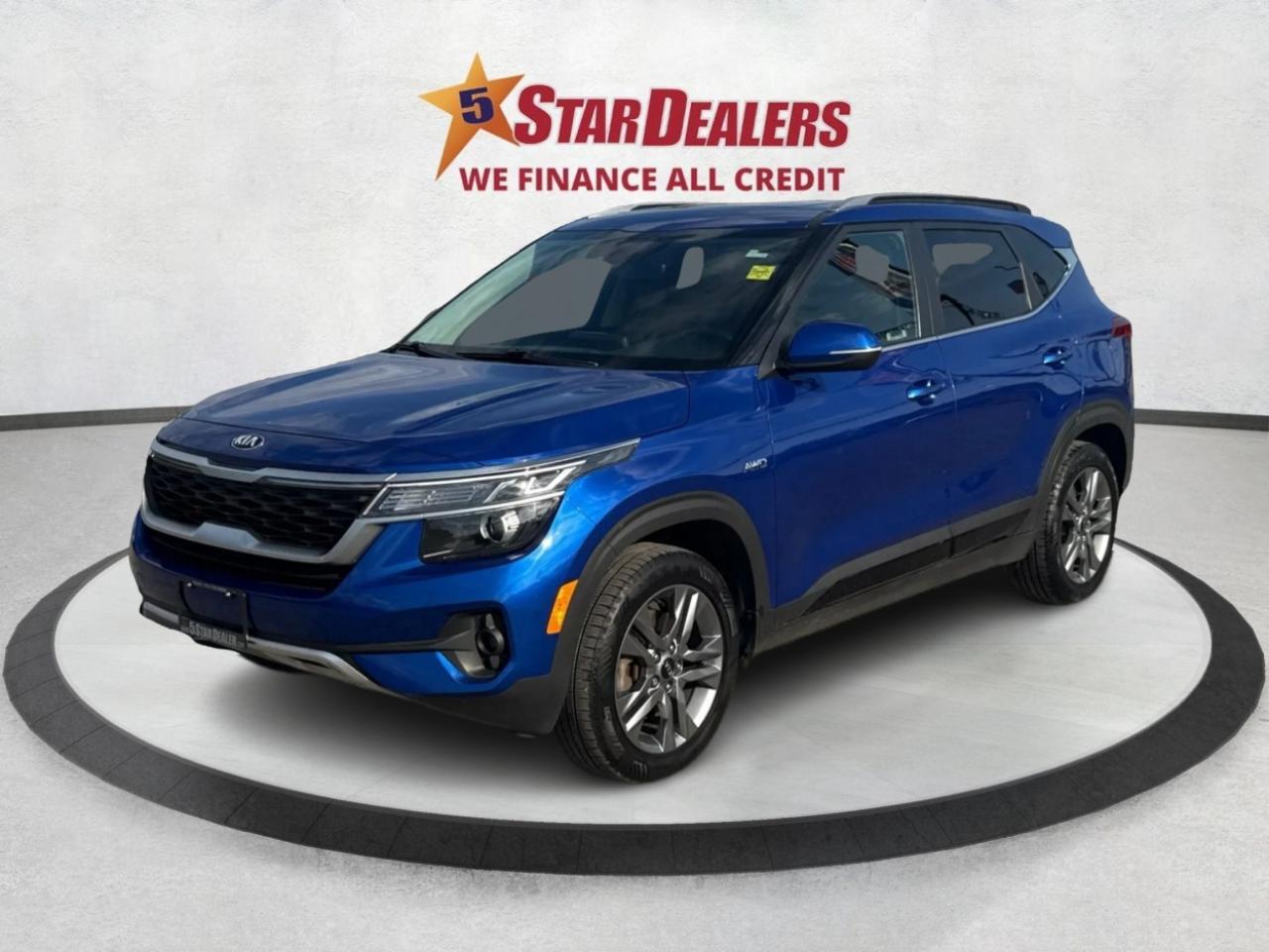 2021 Kia Seltos LEATHER SUNROOF HEATED SEATS WE FINANCE ALL CREDIT Photo