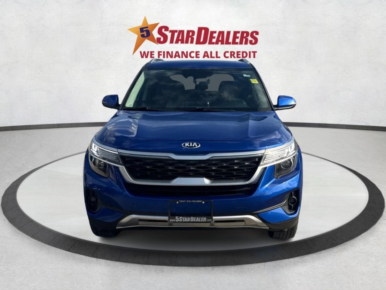 2021 Kia Seltos LEATHER SUNROOF HEATED SEATS WE FINANCE ALL CREDIT Photo