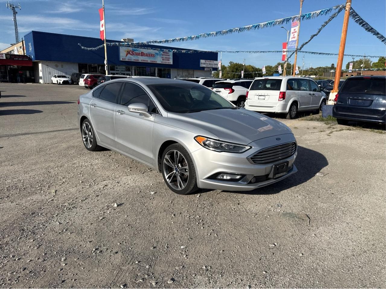 2017 Ford Fusion NAV LEATHER SUNROOF LOADED! WE FINANCE ALL CREDIT Photo0