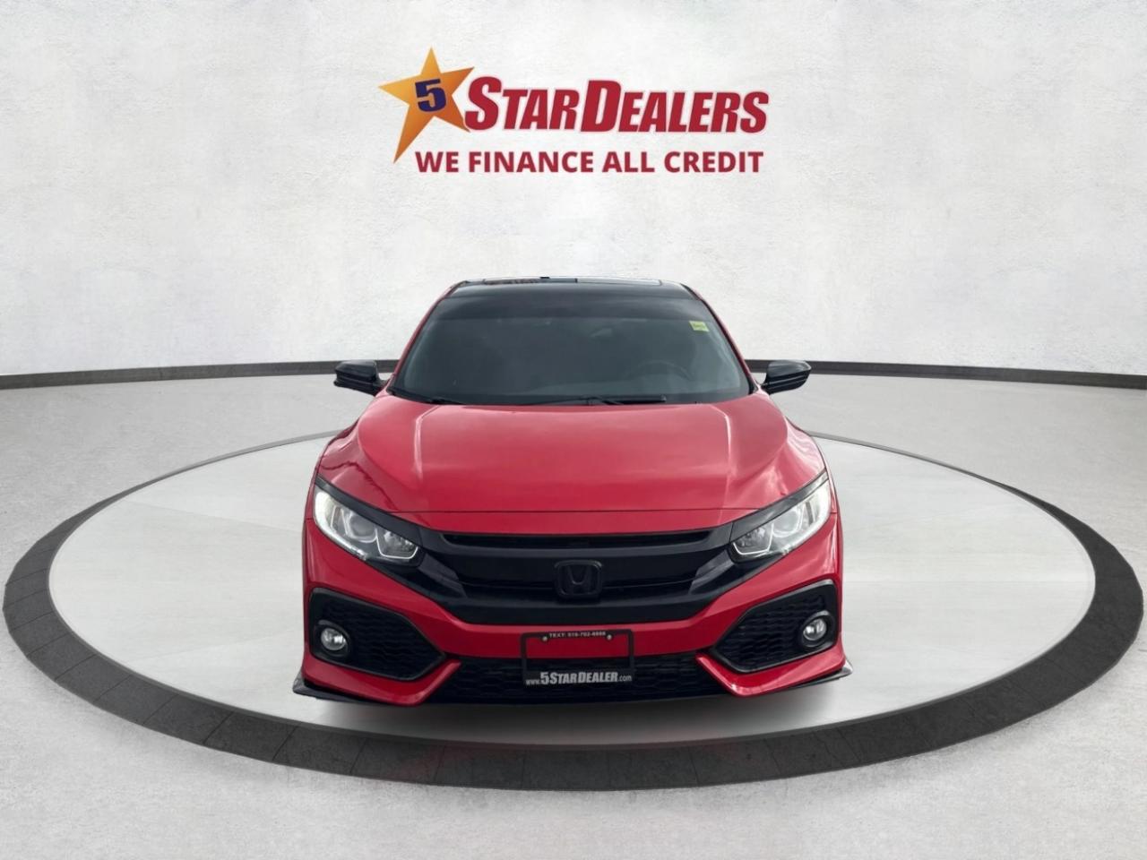 2018 Honda Civic Hatchback SUNROOF HEATED SEATS LOADED WE FINANCE ALL CREDIT! Photo