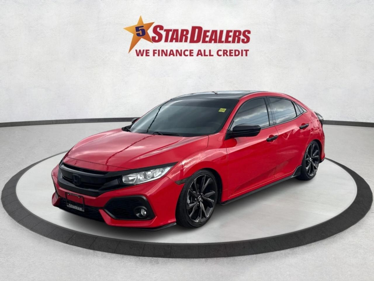 2018 Honda Civic Hatchback SUNROOF HEATED SEATS LOADED WE FINANCE ALL CREDIT! Photo2