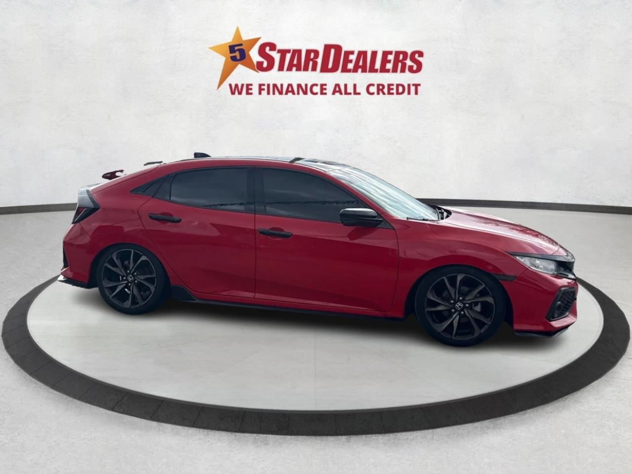 2018 Honda Civic Hatchback SUNROOF HEATED SEATS LOADED WE FINANCE ALL CREDIT! Photo