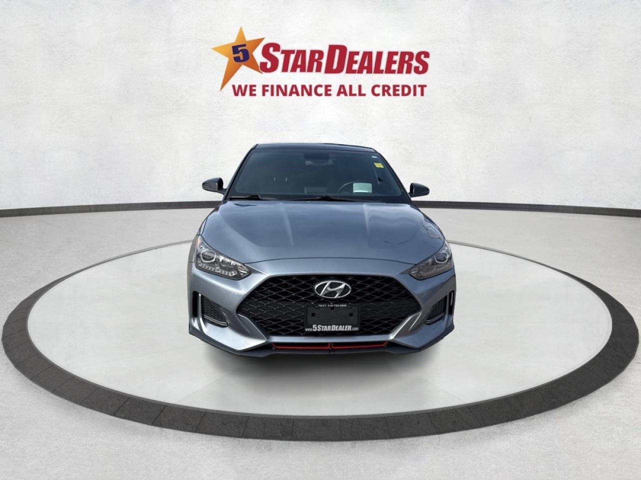 2019 Hyundai Veloster Turbo Tech LEATHER PANOROOF WE FINANCE ALL CREDIT! Photo