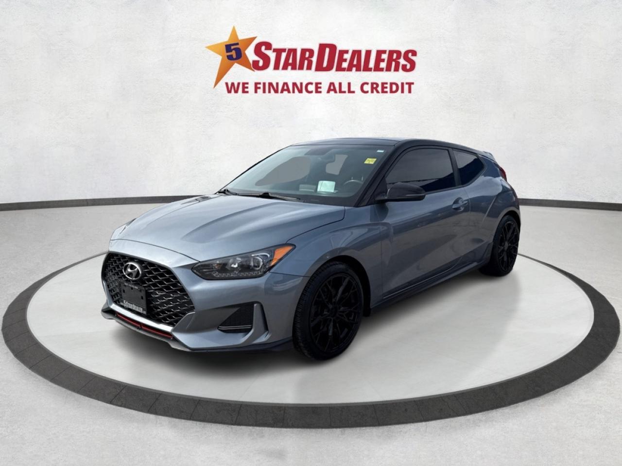 2019 Hyundai Veloster Turbo Tech LEATHER PANOROOF WE FINANCE ALL CREDIT! Photo