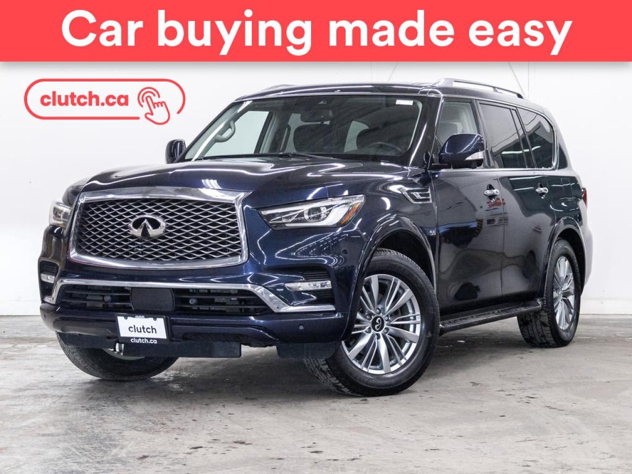 Used 2020 Infiniti QX80 LUXE 7-Passenger 4WD w/Apple CarPlay, Heated Front Seats, Backup Cam for sale in Toronto, ON