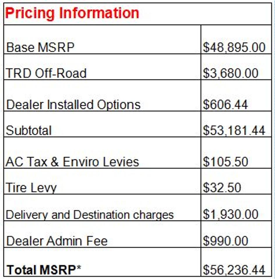 2026 Toyota Tacoma TRD Off Road Photo2
