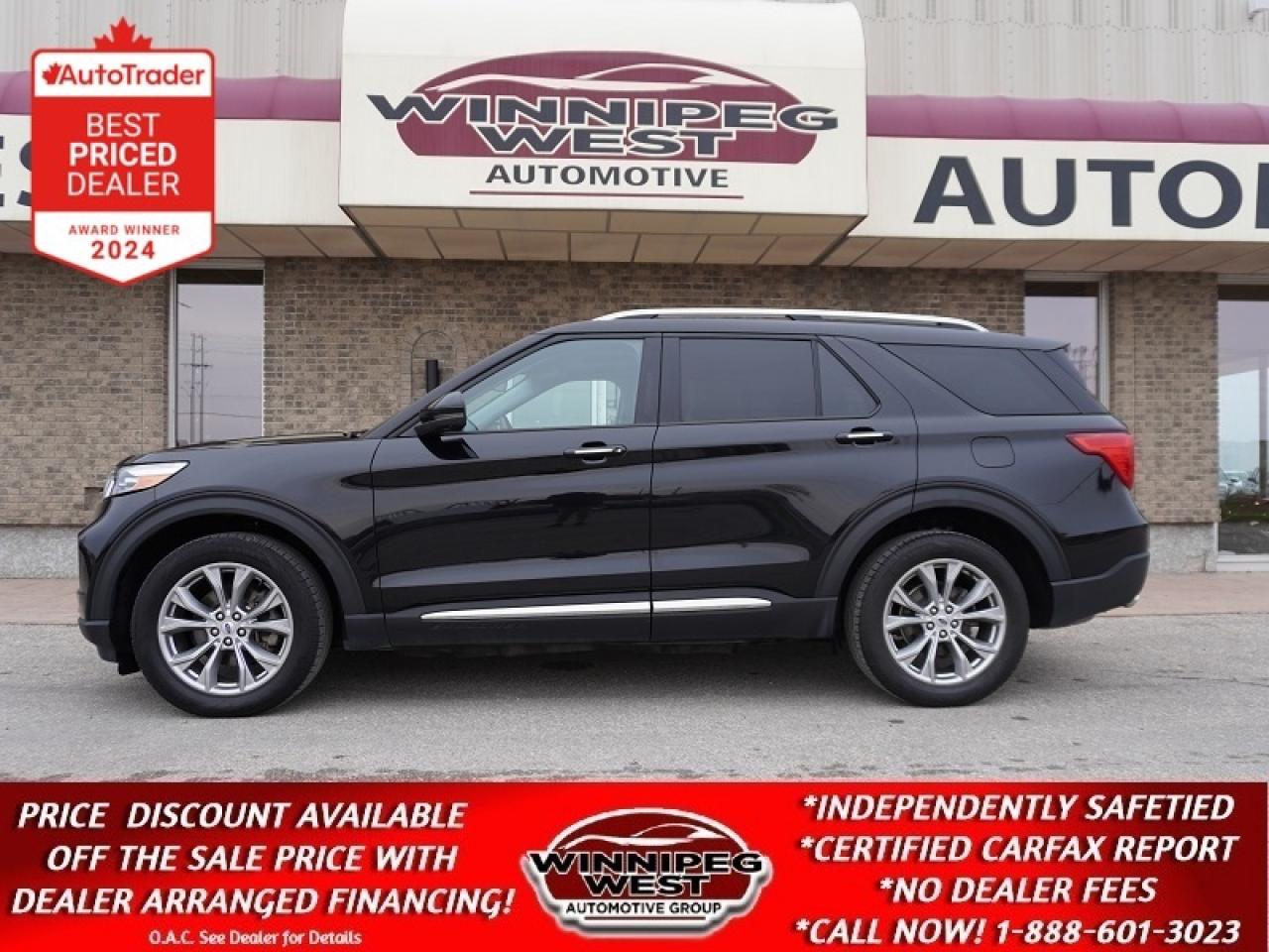 Used 2023 Ford Explorer LIMITED PANORAMIC ROOF HTD SEATS & WHEEL & MORE! for sale in Headingley, MB