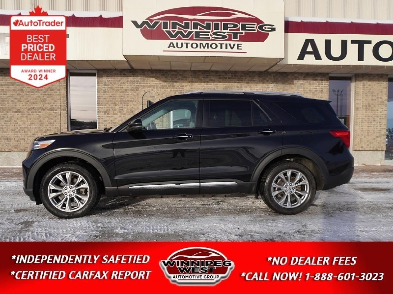 Used 2023 Ford Explorer LIMITED PANORAMIC ROOF HTD SEATS & WHEEL & MORE! for sale in Headingley, MB