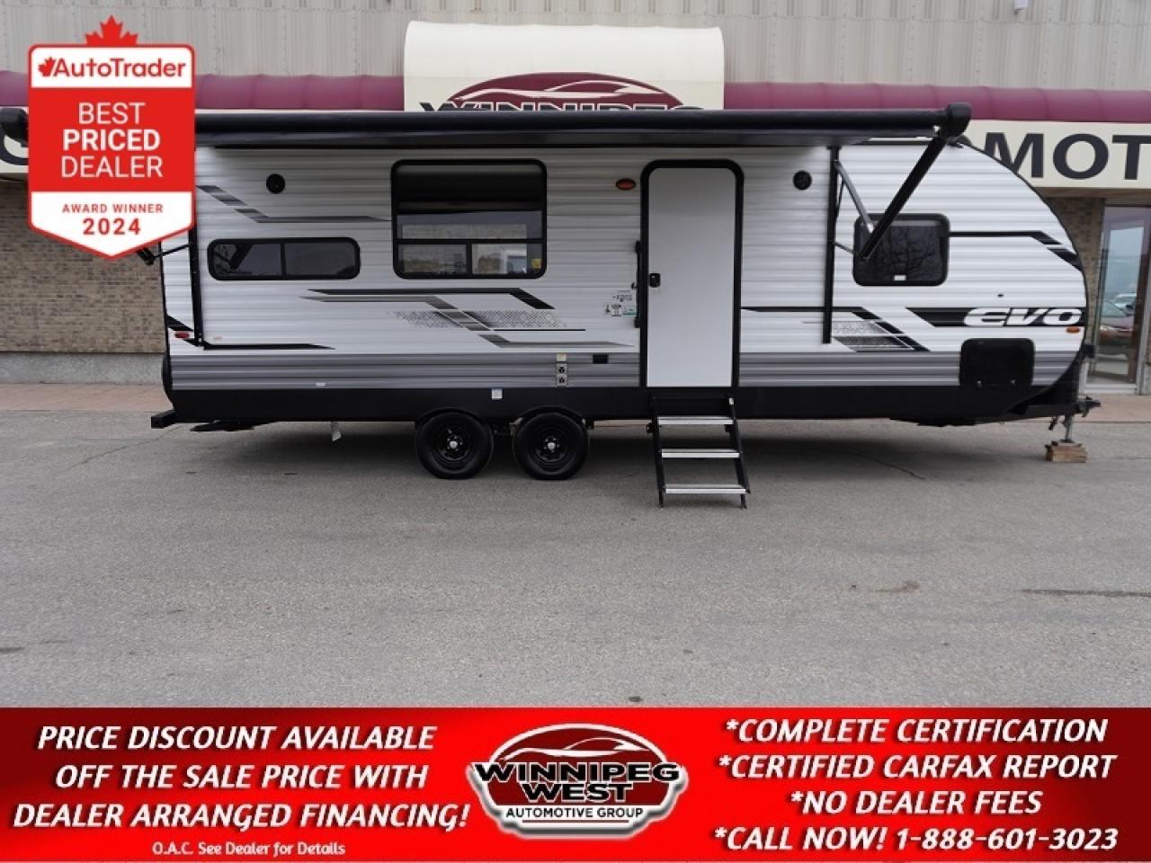 Used 2023 Forest River EVO 2460RKX REAR LOUNGE, LITE WIEGHT EASY PULLING!! for sale in Headingley, MB