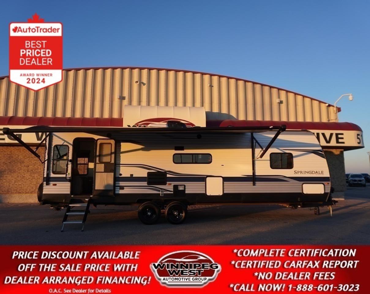 Used 2022 Keystone RV Springdale 285TL STUNNING REAR LOUNGE STILL NEW!! STUNNING! for sale in Headingley, MB