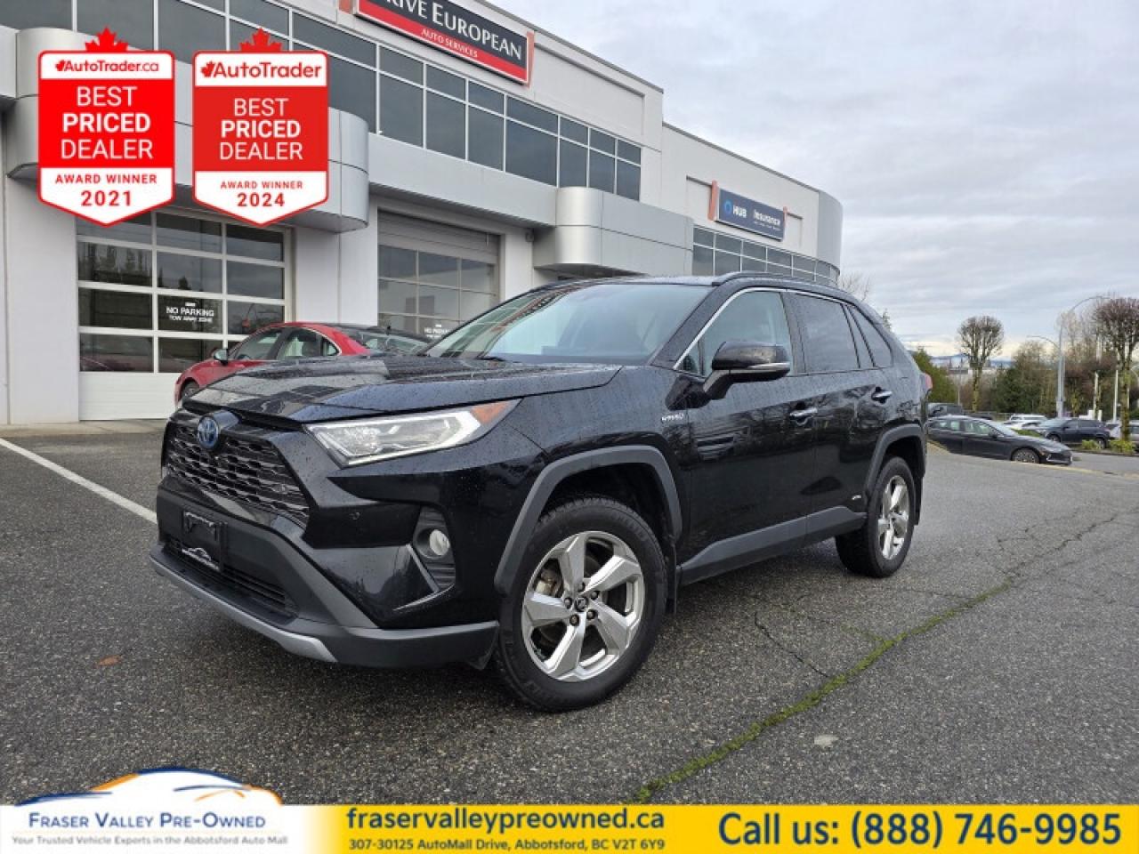 Used 2019 Toyota RAV4 Hybrid Limited  Local, Low KM, Fully Loaded! for sale in Abbotsford, BC