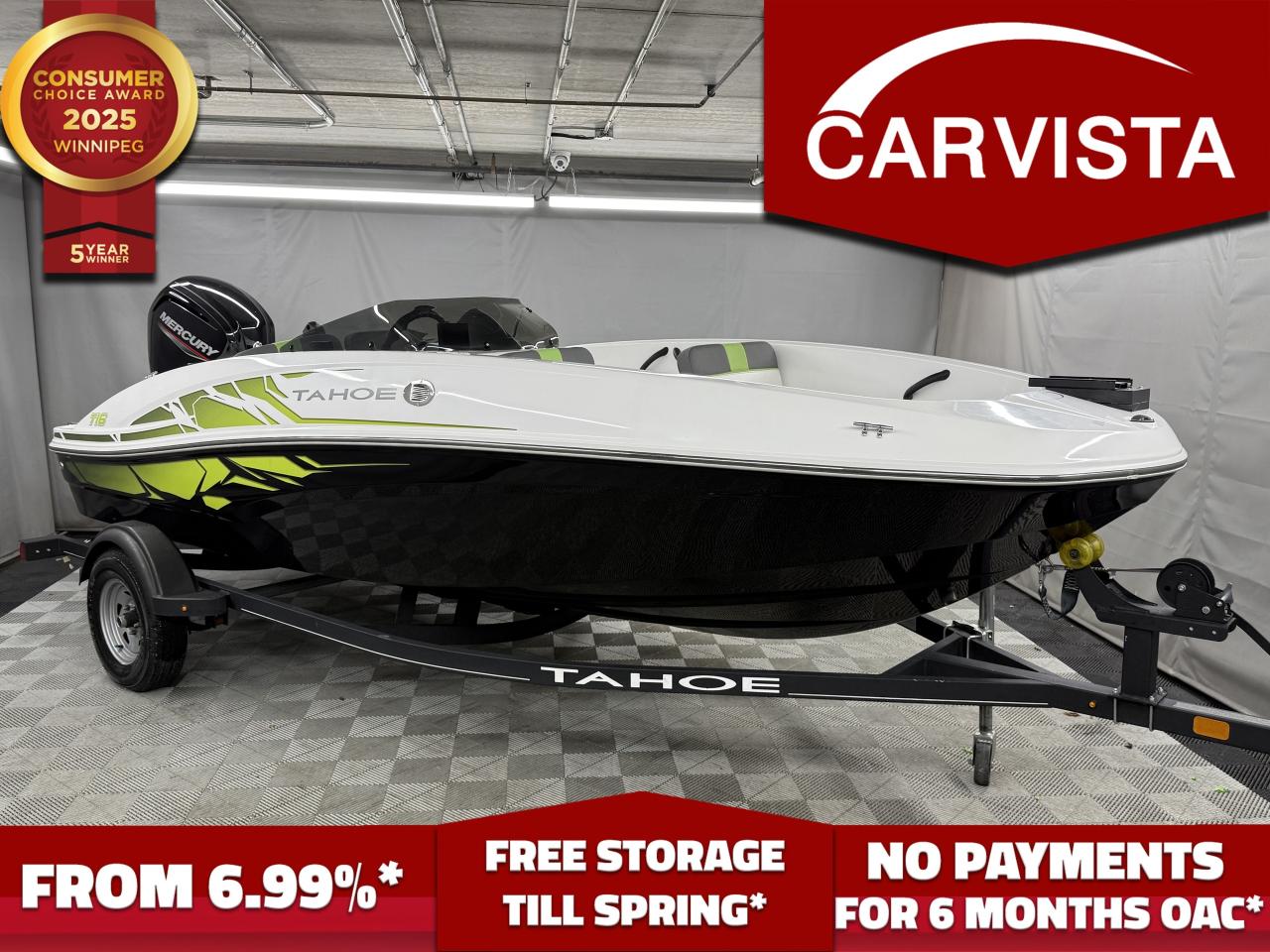 Used 2022 TAHOE T16 75HP - INC TRAILER - ONLY 25 HRS for sale in Winnipeg, MB