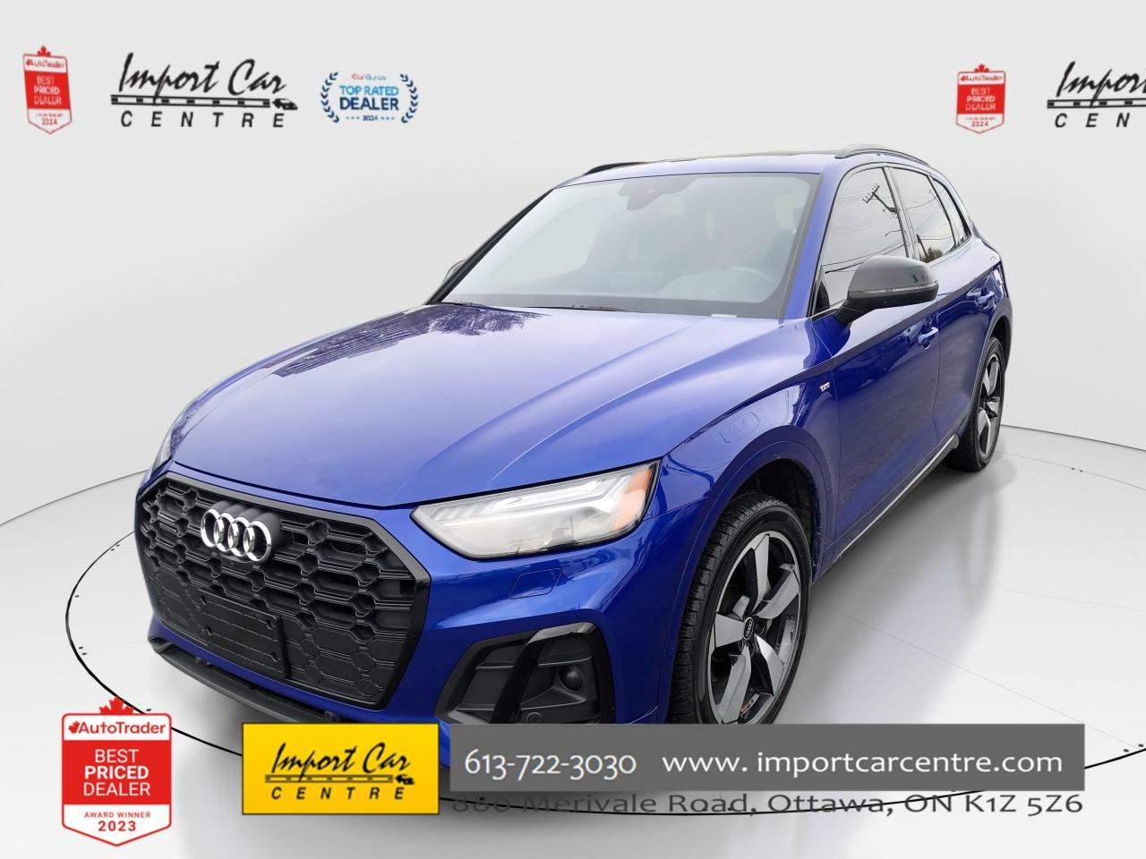Used 2022 Audi Q5 55 Technik PLUG IN HYBRID, TECHNIK, LEATHER, PANO. for sale in Ottawa, ON