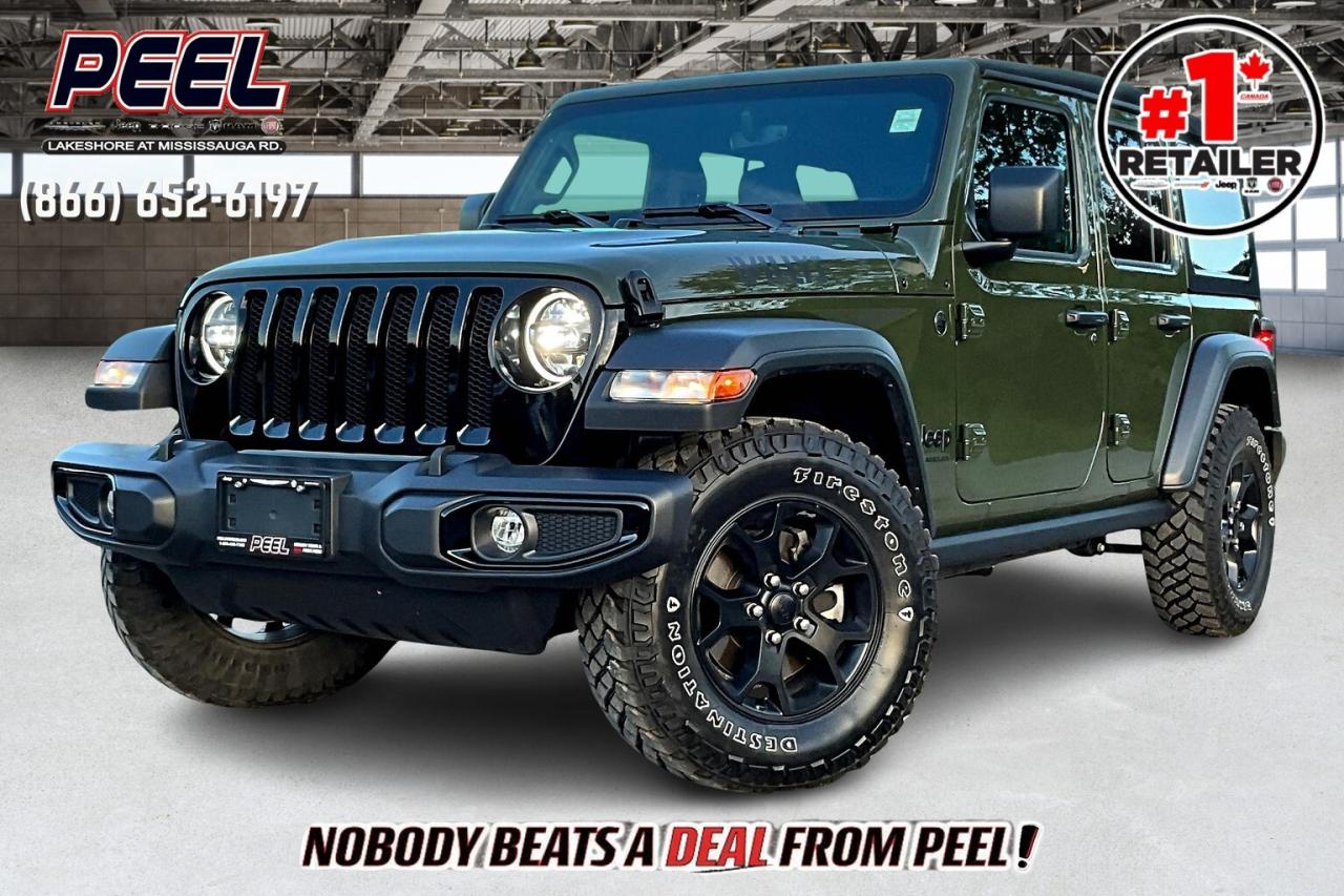 Used 2023 Jeep Wrangler Willys 4Dr | Soft Top | Alpine | Tow Package | 4X4 for sale in Mississauga, ON