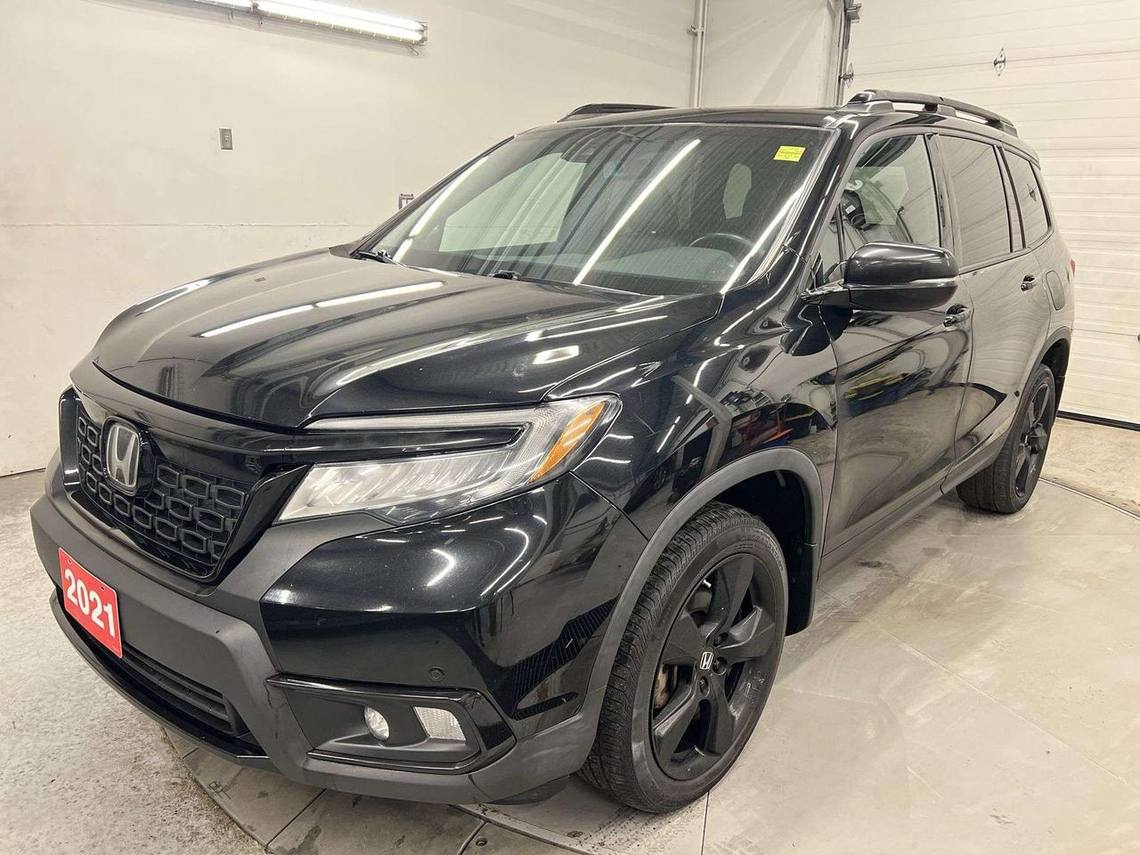 2021 Honda Passport TOURING AWD | COOLED LEATHER | SUNROOF | CARPLAY Photo0