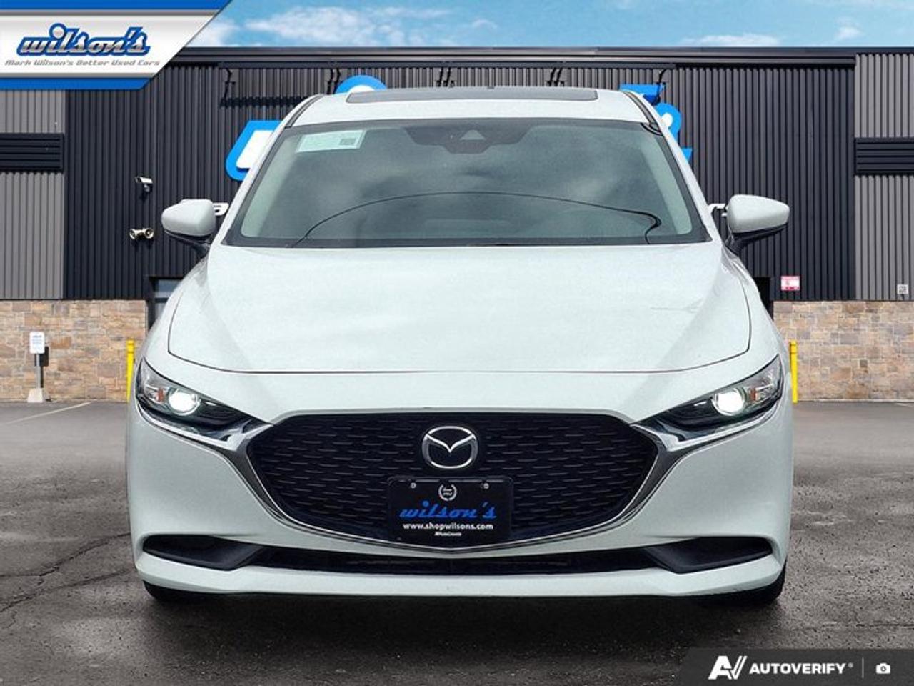 2019 Mazda MAZDA3 GS | Leather | Sunroof | Adaptive Cruise | Heated Wheel + Seats | CarPlay + Android | and More ! Photo