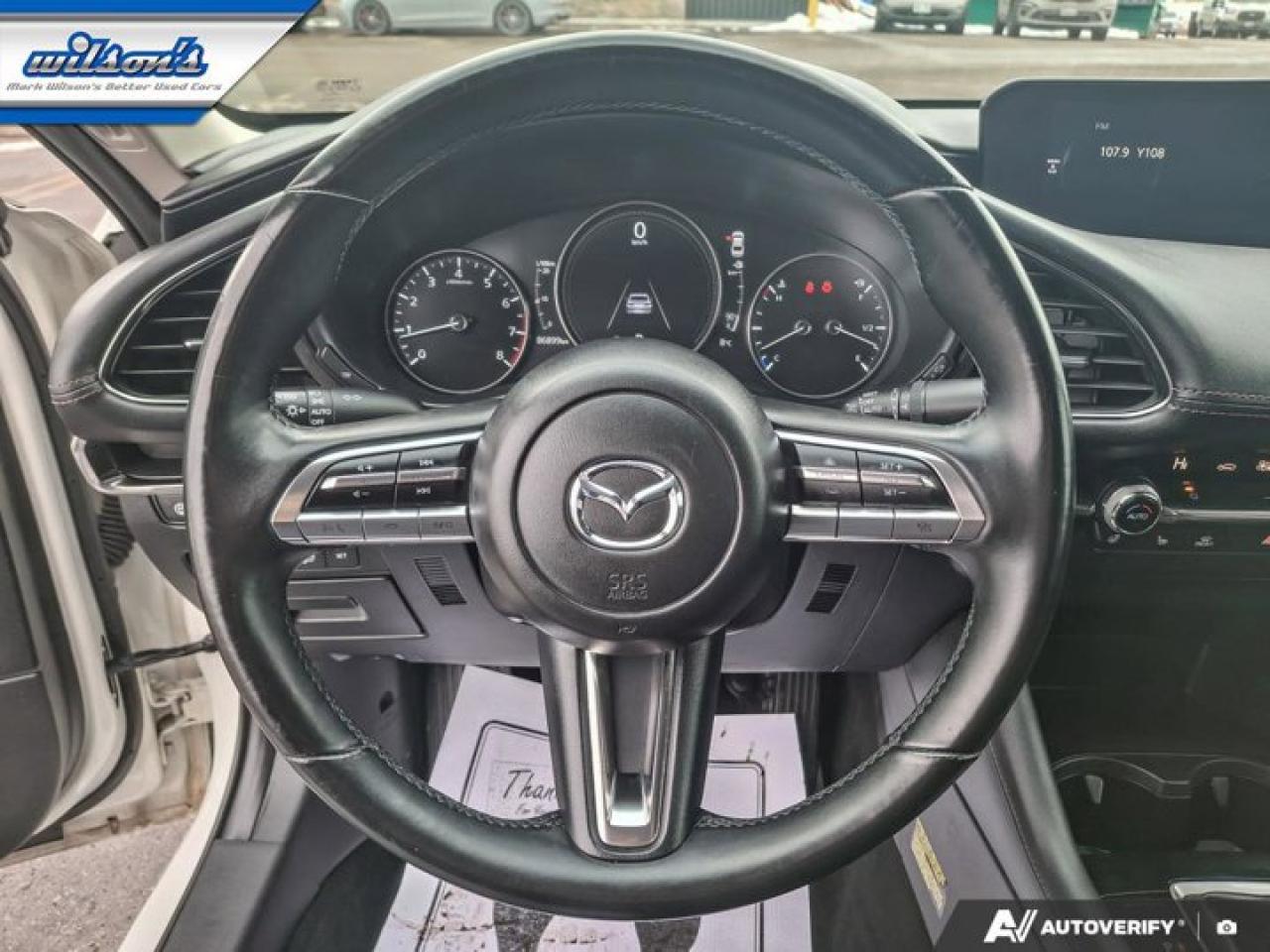 2019 Mazda MAZDA3 GS | Leather | Sunroof | Adaptive Cruise | Heated Wheel + Seats | CarPlay + Android | and More ! Photo
