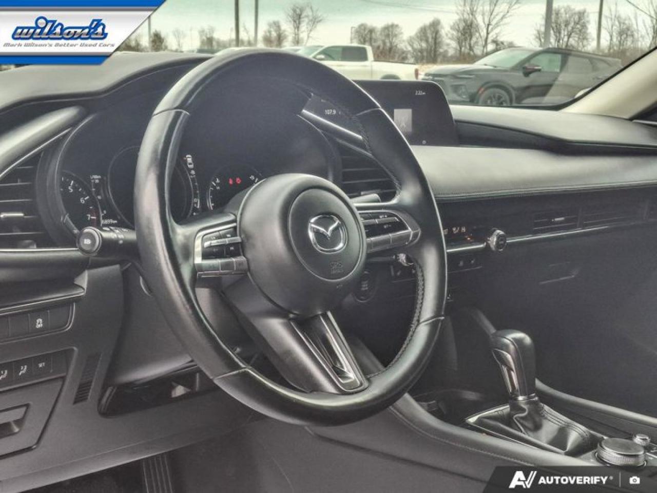 2019 Mazda MAZDA3 GS | Leather | Sunroof | Adaptive Cruise | Heated Wheel + Seats | CarPlay + Android | and More ! Photo