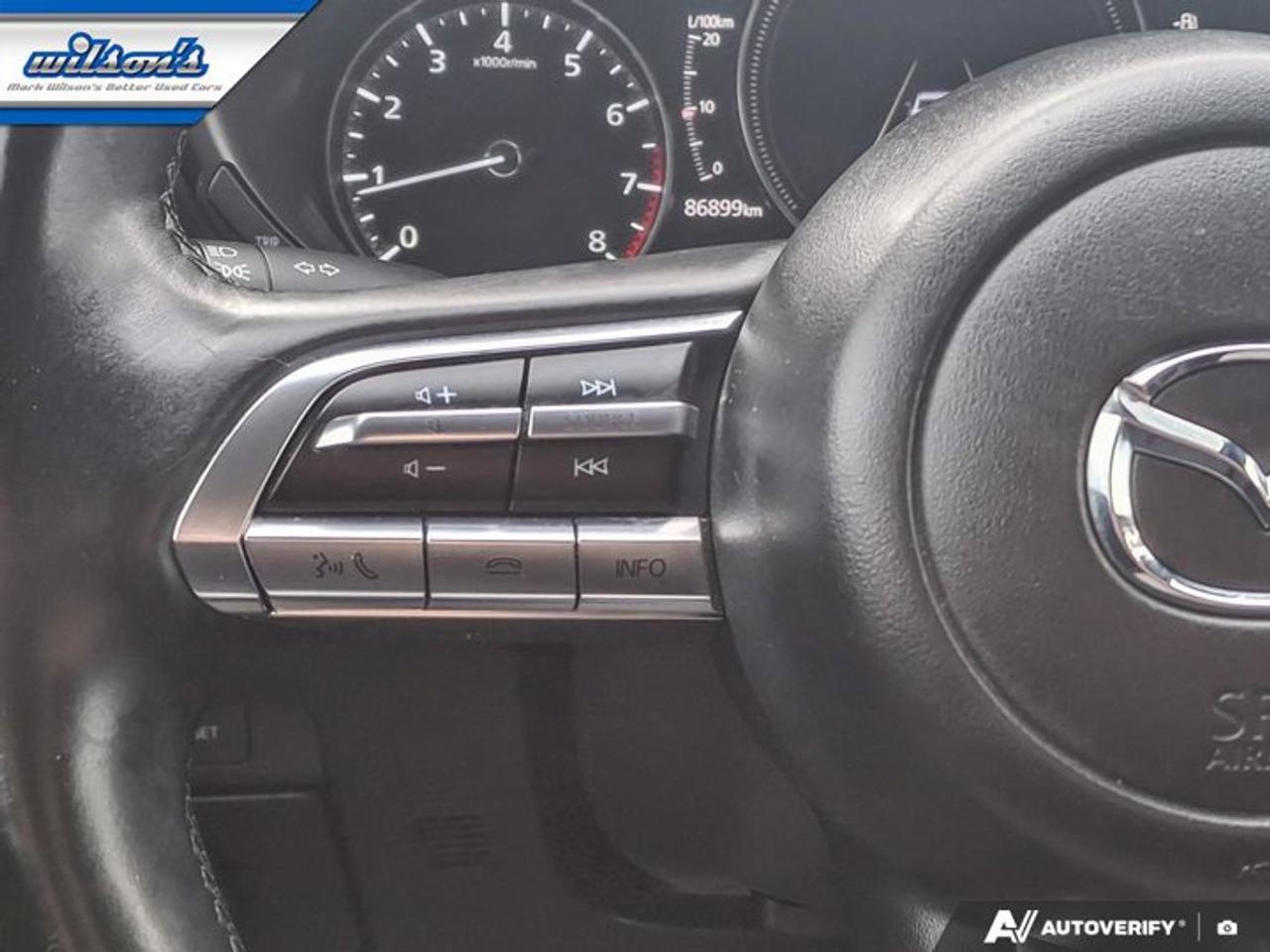 2019 Mazda MAZDA3 GS | Leather | Sunroof | Adaptive Cruise | Heated Wheel + Seats | CarPlay + Android | and More ! Photo